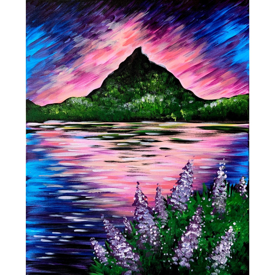 れい　Purple Lake シーグラスアート／天然石／紫／湖 Purple Haze | Amanda G. Ramsey