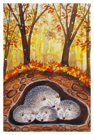 "Hedgehog Huddle" Monthly Paint Night - Watercolour | 24 September 2026 @ 7:00pm Eastern