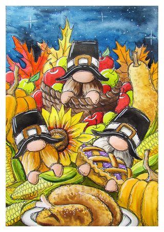 Thankful Gnomes VIDEO PREMIERE - Watercolour | Oct 8 2026 @ 7:00pm Eastern