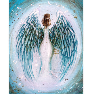 Original Acrylic Painting "Christmas Angel"