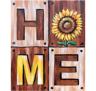 Fall Home Sign - Acrylic | Instructor: Vera