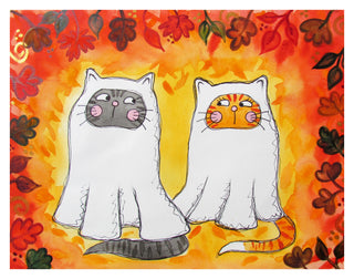 Feline Spooky FREE event - Watercolour | 29 October 2026 @ 6:30pm Eastern