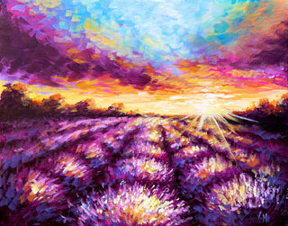 Lavender at Sunset - Acrylic | 22 May 2024 @ 7:30pm EST