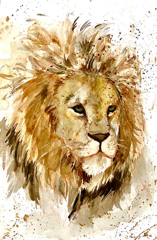 Mighty Lion - Watercolour | Instructor: Ana