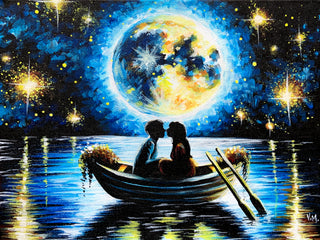 Lover's Boat - Acrylic | Instructor: Vera