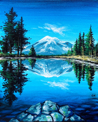 Private Event - Morning Mountain Reflections - Acrylic | May 23, 2024