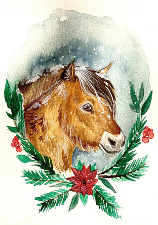 Winter Horse - Watercolour | Instructor: Ana