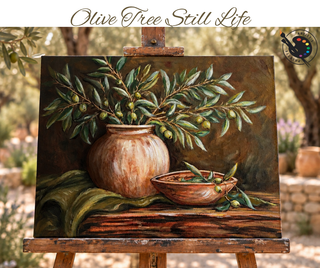 Olive Tree Still Life VIDEO PREMIERE - Acrylic | 16 November 2026 @ 8:30pm Eastern