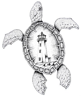 Peggy's Cove Turtle - Pen Stippling | Instructor: Chris