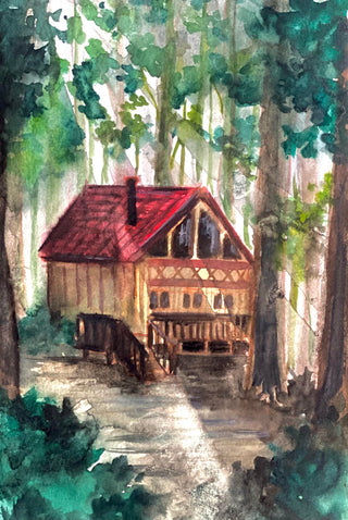 Summer at the cottage - Watercolour | Instructor: Ana