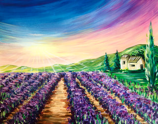 Lavender Bundle - Acrylic and Watercolour | Instructors: Liesl and Vera