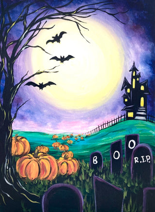 Halloween Night Painting