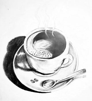 coffee drawing art