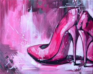 These shoes were made for dating - Acrylic | Instructor: Vera