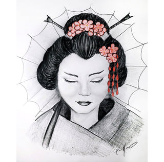 Geisha - Drawing | Instructor: Karin – Artists Palette Durham