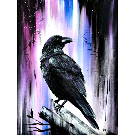 Crow Visitor - Acrylic | Instructor: Vera – Artists Palette Durham